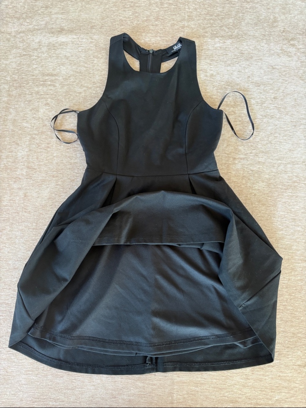 Lulu's Black Sleeveless Fit & Flare Mini Dress - Size M - Picture 8 of 8